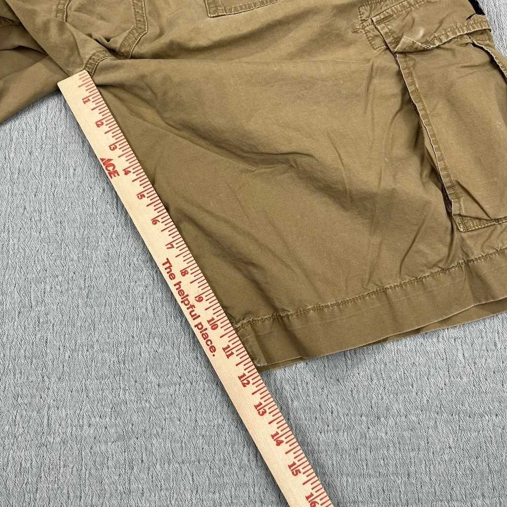 Ralph Lauren Polo Jeans Co Cargo Shorts Men's Size 36 Tan Y2K Vintage‎